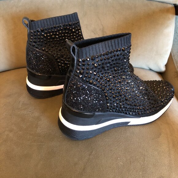 Michael Kors Zuma Wedge Bootie Slip-On Sneaker Shoe Boot - Picture 5 of 15